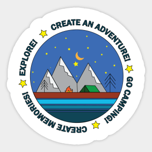 Go Camping Sticker